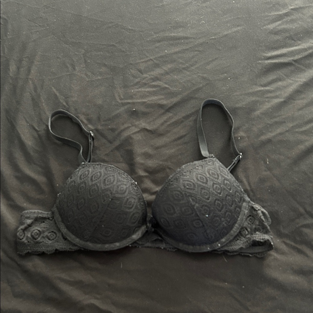 Elegant Black Lace Bra
